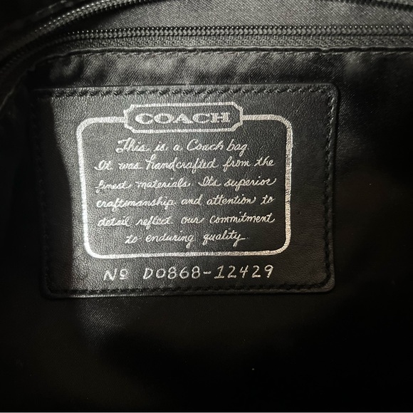 Coach handbag purse black - Picture 6 of 9